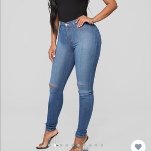 Fashionnova canopy jeans NWT 1X